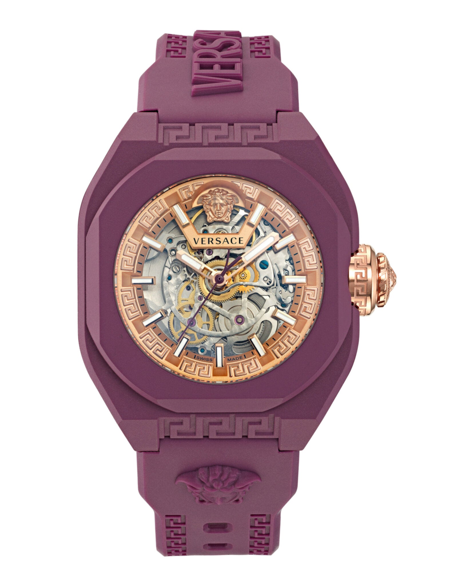 V-Legend скелетон автоматические часы Versace, бордовый/бордовый/розово-золотой
V-Legend скелетон автоматические часы Versace, бордовый/бордовый/розово-золотой