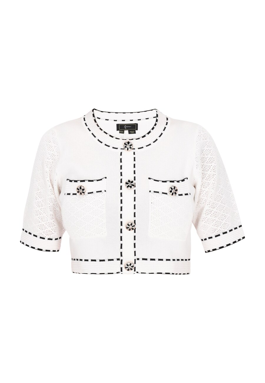 Вязаный кардиган faina Fashion Look, от белого
Вязаный кардиган faina Fashion Look, от белого