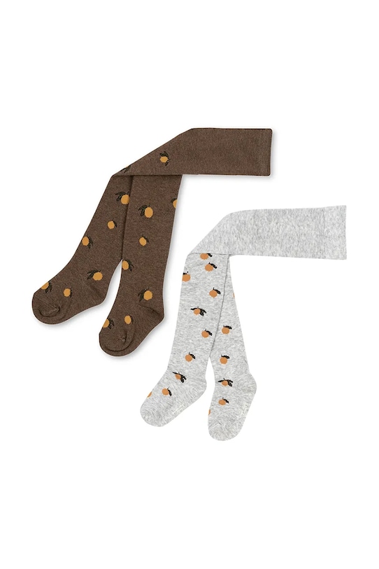 Детские колготки 2 пары, жаккардовые колготки лимонные, 2 пары Konges Sløjd, серый
Детские колготки 2 пары, жаккардовые колготки лимонные, 2 пары Konges Sløjd, серый