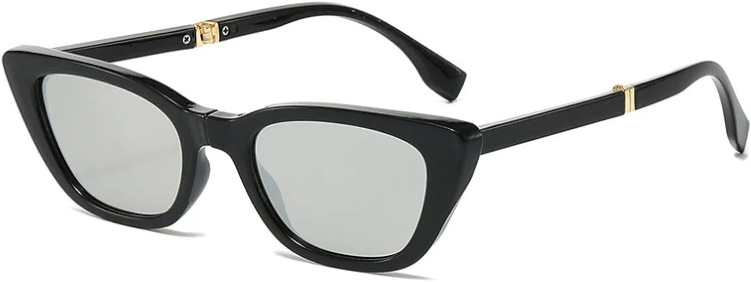 Женские солнцезащитные очки «кошачий глаз» маленького размера, складные, с зеркальными линзами, защита от УФ-излучения UV400, портативные мужские солнцезащитные очки MTZJH, One Color
Женские солнцезащитные очки «кошачий глаз» маленького размера, складные, с зеркальными линзами, защита от УФ-излучения UV400, портативные мужские солнцезащитные очки MTZJH, One Color