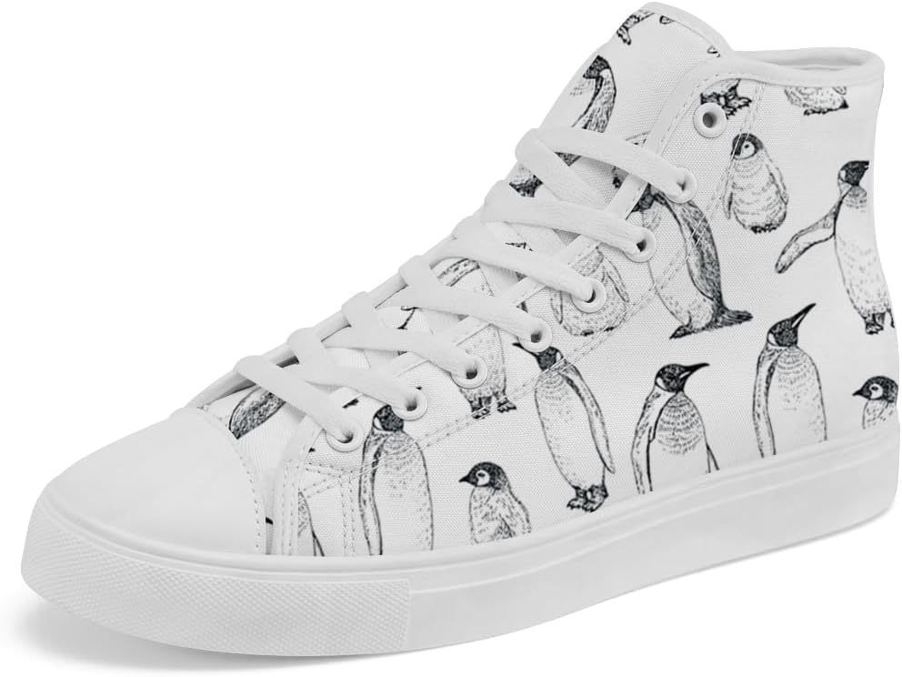 Кеды Chebing для женщин и мужчин Penguin высокие шнуровка на шнурках текстильные кеды Подарки для парня и девушки, 613 Gray
Кеды Chebing для женщин и мужчин Penguin высокие шнуровка на шнурках текстильные кеды Подарки для парня и девушки, 613 Gray