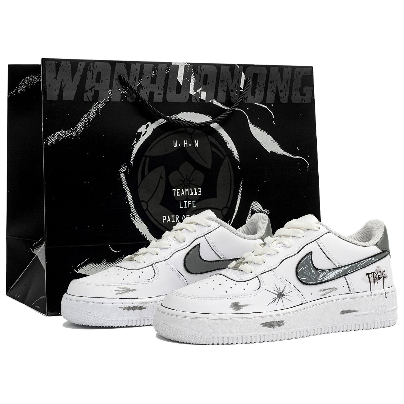 Air Force 1 Wan Hua Nong, Huai Hun, Shopping Bag устойчивые к истиранию низкие скейтборд кроссовки Unisex белый серый Nike, белый серый
Air Force 1 Wan Hua Nong, Huai Hun, Shopping Bag устойчивые к истиранию низкие скейтборд кроссовки Unisex белый серый Nike, белый серый