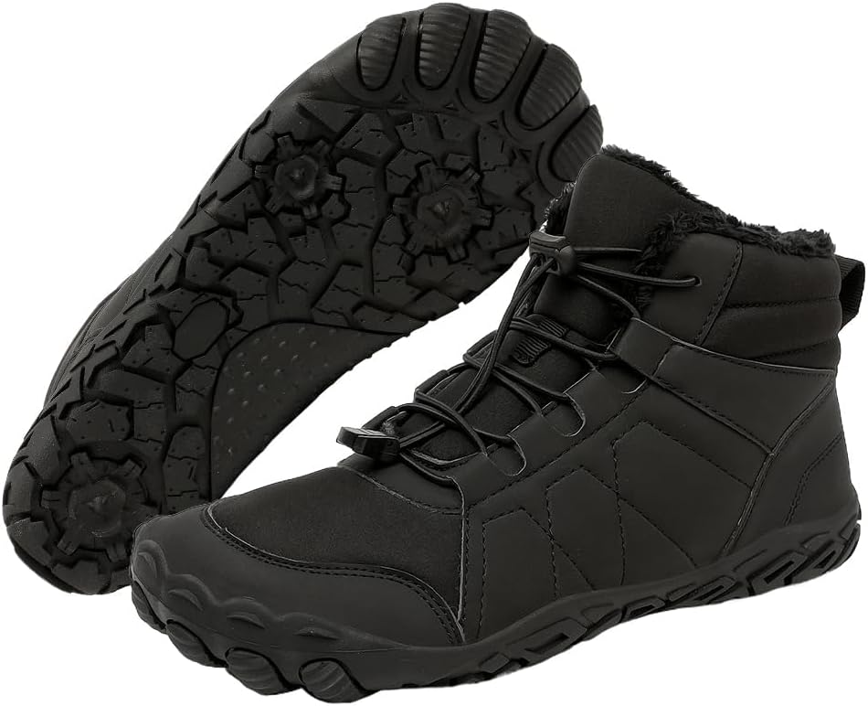 Походная обувь для женщин и мужчин, водонепроницаемые зимние сапоги для снега, минималистичные теплые сапоги с нулевым перепадом высоты подошвы, сапоги с широким носком и нескользящей подошвой, обувь для походов и бега Kvotuu, черный
Походная обувь для женщин и мужчин, водонепроницаемые зимние сапоги для снега, минималистичные теплые сапоги с нулевым перепадом высоты подошвы, сапоги с широким носком и нескользящей подошвой, обувь для походов и бега Kvotuu, черный