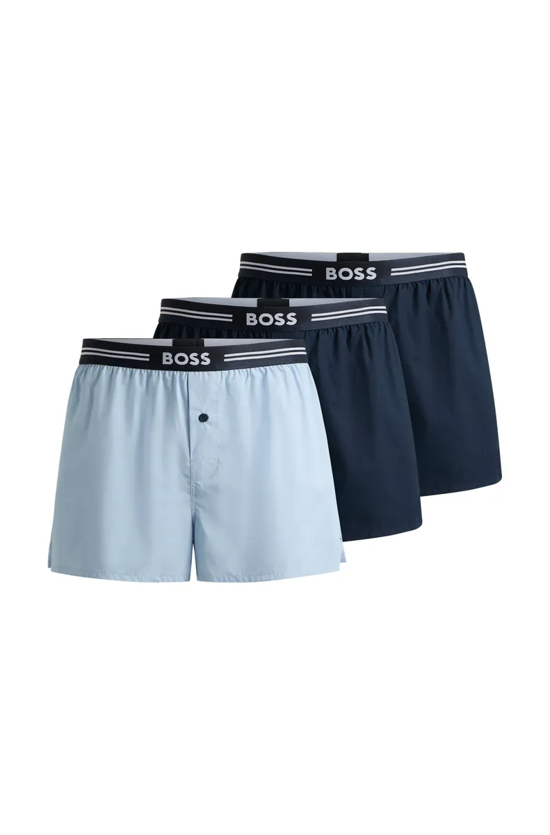 Боксеры BOSS "3P Woven Boxer" (3 шт. в упаковке, 3 шт. в упаковке), с пуговицами, синий
Боксеры BOSS "3P Woven Boxer" (3 шт. в упаковке, 3 шт. в упаковке), с пуговицами, синий
