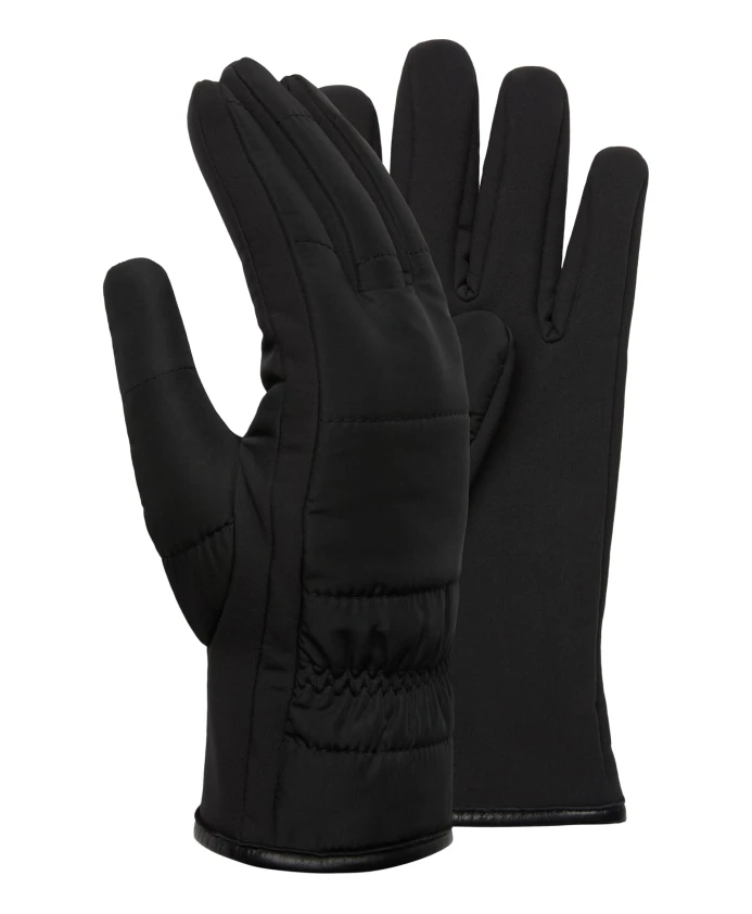 Стеганые перчатки из технической ткани Boggi Milano, черный
Стеганые перчатки из технической ткани Boggi Milano, черный