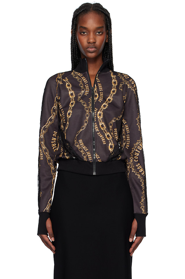 Цепочка кружевной худи на молнии Versace Jeans Couture, мультиколор
Цепочка кружевной худи на молнии Versace Jeans Couture, мультиколор