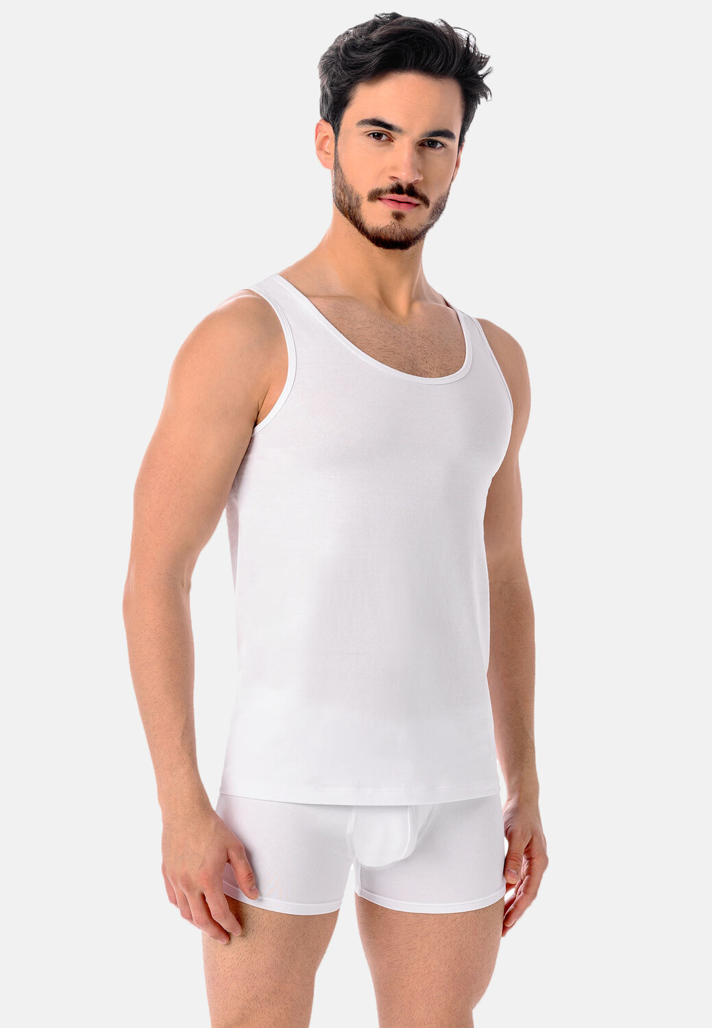 Майка Teyli aus Baumwolle für Männer Eli, белый
Майка Teyli aus Baumwolle für Männer Eli, белый