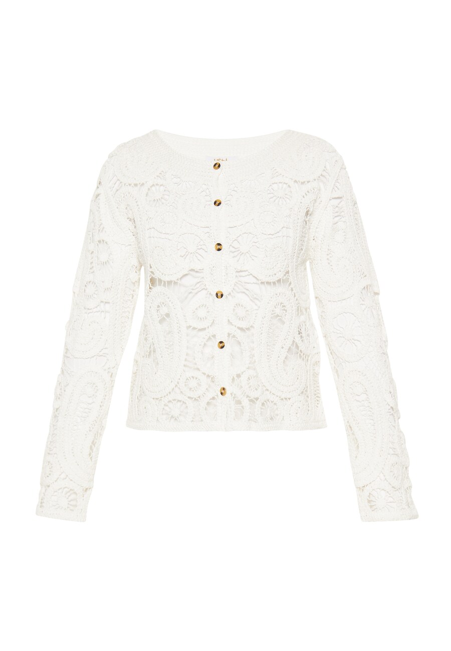 Вязаный кардиган usha FESTIVAL Fashion Look, белый
Вязаный кардиган usha FESTIVAL Fashion Look, белый