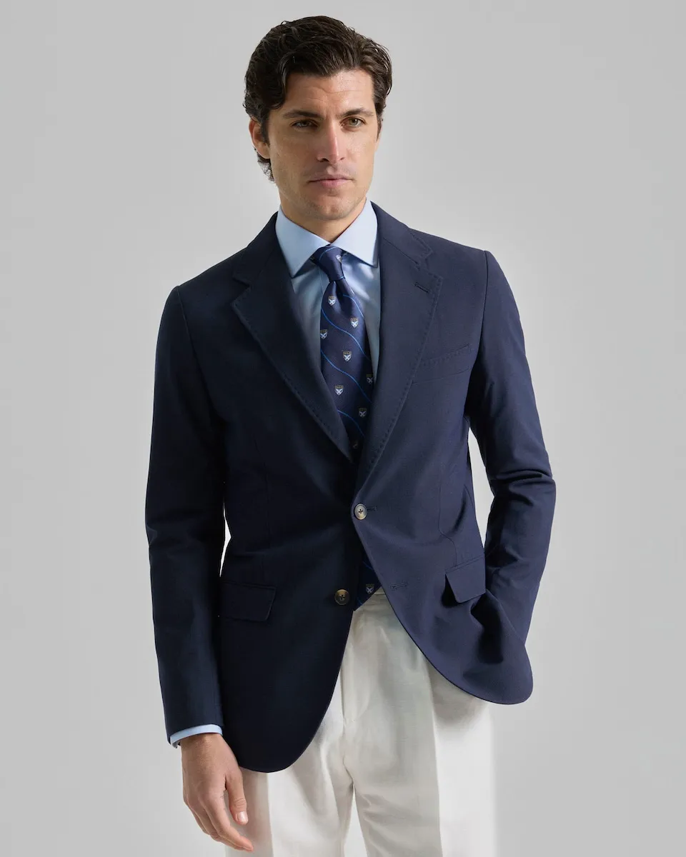 Приталенный мужской пиджак темно-синего цвета с узором PuroEgo, тёмно-синий
Приталенный мужской пиджак темно-синего цвета с узором PuroEgo, тёмно-синий