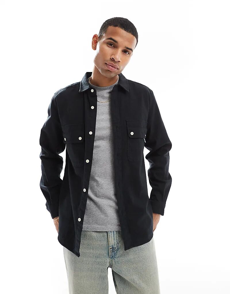 Языческая фактурная рубашка черного цвета Pretty Green
Языческая фактурная рубашка черного цвета Pretty Green