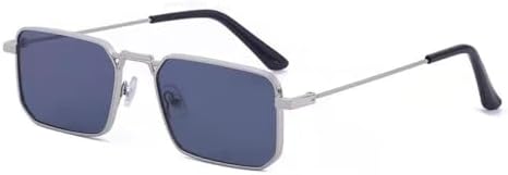 Солнцезащитные очки прямоугольной формы 2027 года для женщин, очки в металлической оправе, винтажные квадратные солнцезащитные очки для мужчин и женщин MTZJH, Silver Gray
Солнцезащитные очки прямоугольной формы 2027 года для женщин, очки в металлической оправе, винтажные квадратные солнцезащитные очки для мужчин и женщин MTZJH, Silver Gray