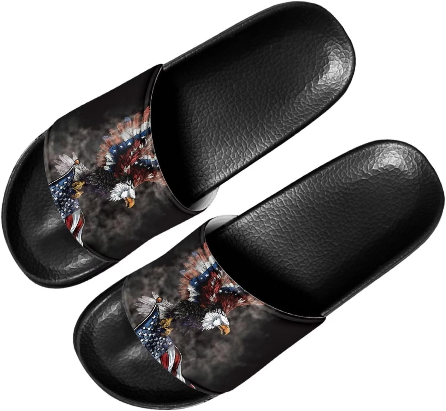 Унисекс шлепанцы Forchrinse Hawaiian Starfish для мужчин и женщин, открытый носок, для душа, повседневная обувь на плоской подошве, American Flag Bold Eagle
Унисекс шлепанцы Forchrinse Hawaiian Starfish для мужчин и женщин, открытый носок, для душа, повседневная обувь на плоской подошве, American Flag Bold Eagle