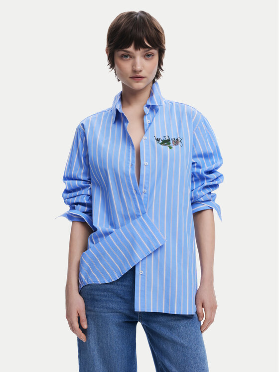 Свободная рубашка Dont Do It 25SWCW16 Desigual, синий
Свободная рубашка Dont Do It 25SWCW16 Desigual, синий