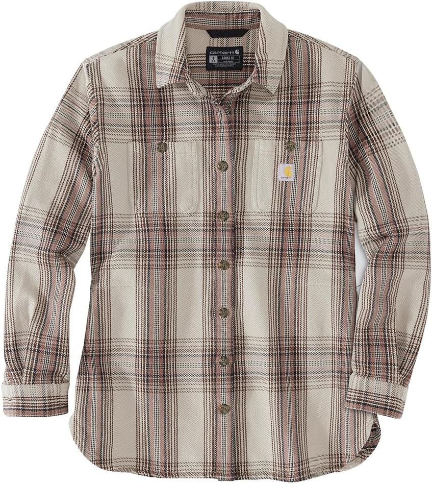 Carhartt Women's 105991 Женская свободная рубашка из твила, Nutmeg
Carhartt Women's 105991 Женская свободная рубашка из твила, Nutmeg