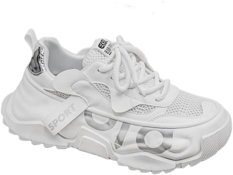 Мужские дышащие спортивные кроссовки с толстой подошвой и вставками- легкая амортизация и комфорт на весь день Hoalox, белый
Мужские дышащие спортивные кроссовки с толстой подошвой и вставками- легкая амортизация и комфорт на весь день Hoalox, белый