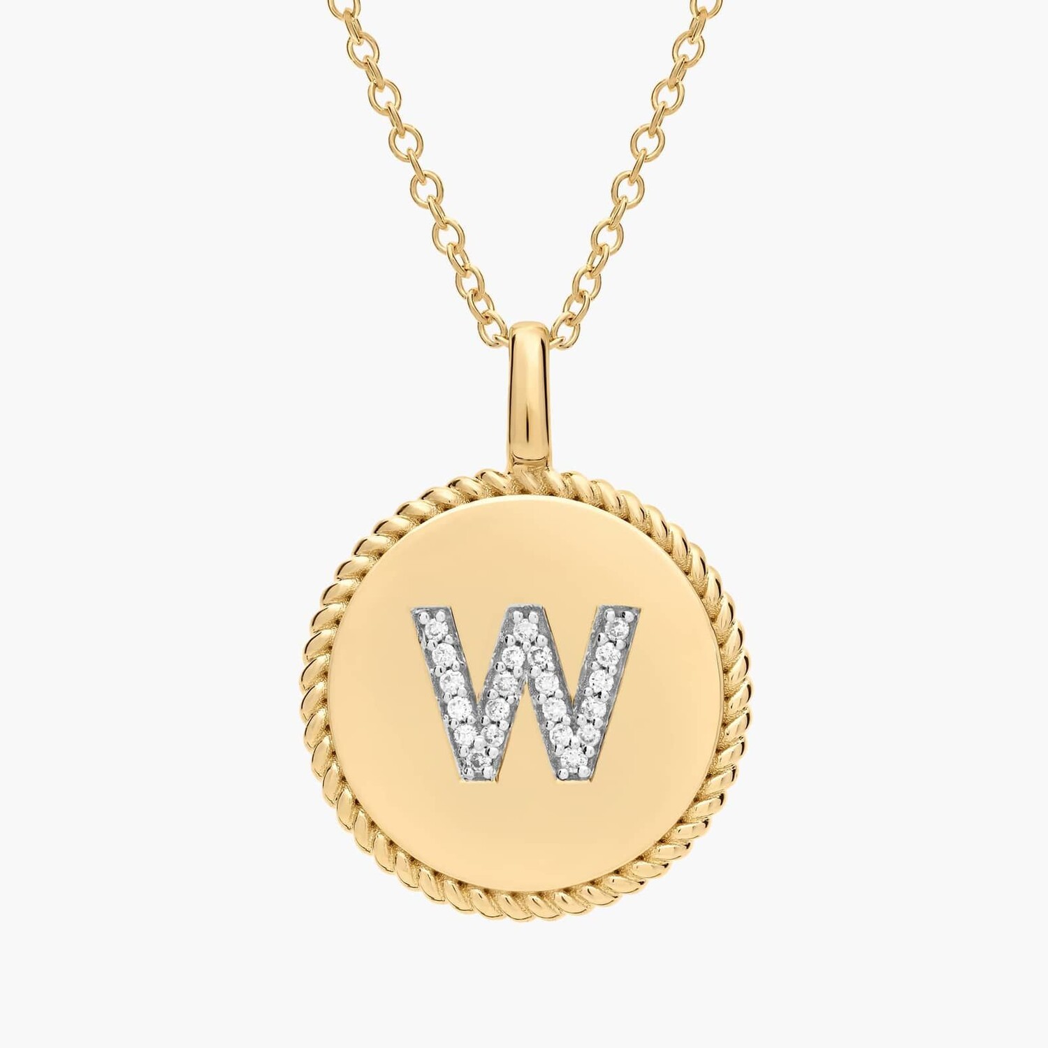 Подвеска с инициалом «W» из желтого золота 14 карат с бриллиантами Blue Nile
Подвеска с инициалом «W» из желтого золота 14 карат с бриллиантами Blue Nile