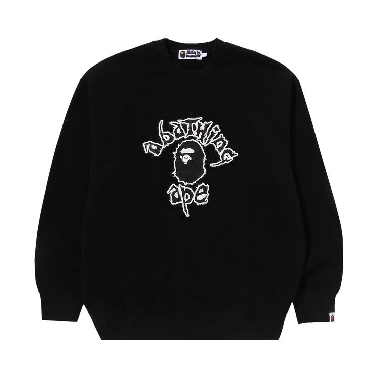 Свитер BAPE Mad Ape College Heavy Washed Crewneck, Black
Свитер BAPE Mad Ape College Heavy Washed Crewneck, Black
