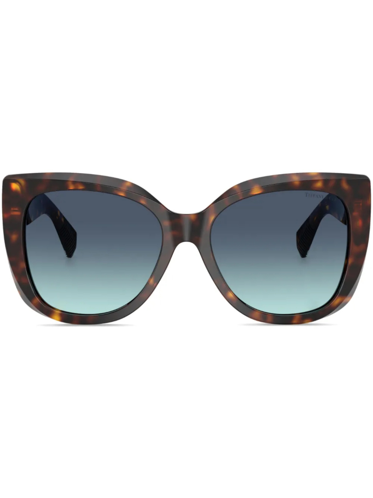 Солнцезащитные очки в массивной оправе Tiffany & Co., зеленый 
Солнцезащитные очки в массивной оправе Tiffany & Co., зеленый