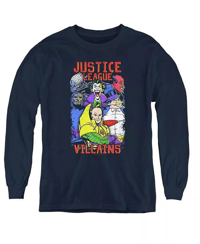 Длинные рукава толстовка Boys of America Youth Villians Justice League, синий
Длинные рукава толстовка Boys of America Youth Villians Justice League, синий