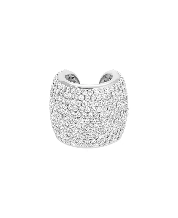 Массивные серьги-каффы с кристаллами Ettika, silver
Массивные серьги-каффы с кристаллами Ettika, silver