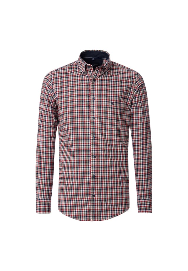 Рубашка свободного кроя в клетку Casamoda, красный
Рубашка свободного кроя в клетку Casamoda, красный