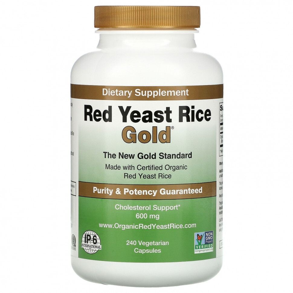 IP-6 International Red Yeast Rice Gold поддержка холестерина 600 мг 240 вегетарианских капсул
IP-6 International Red Yeast Rice Gold поддержка холестерина 600 мг 240 вегетарианских капсул