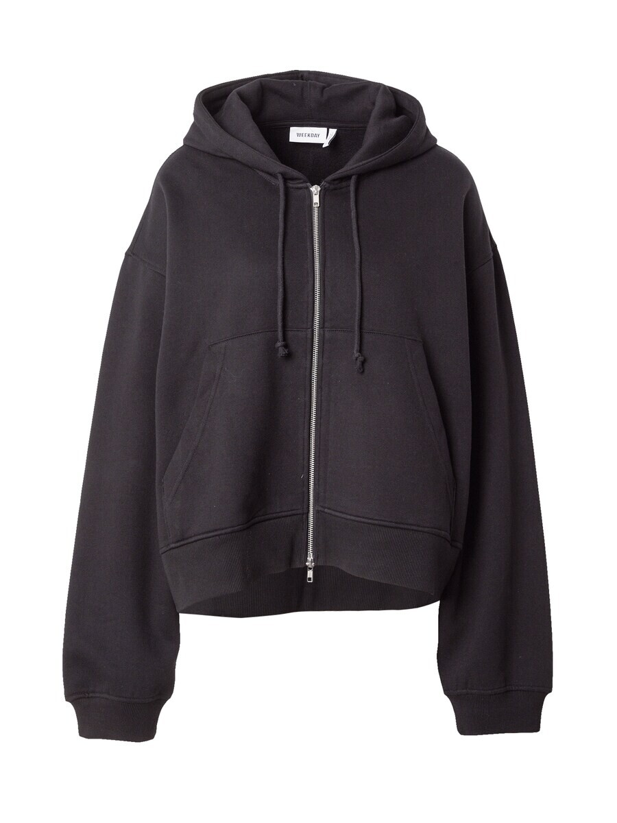 Худи на молнии Weekday, черный
Худи на молнии Weekday, черный