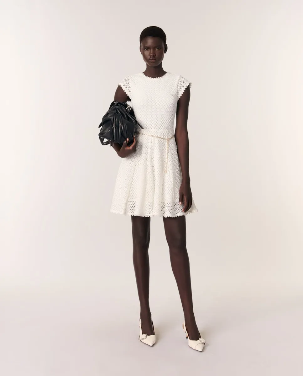 Короткое платье крючком Maje, белый
Короткое платье крючком Maje, белый