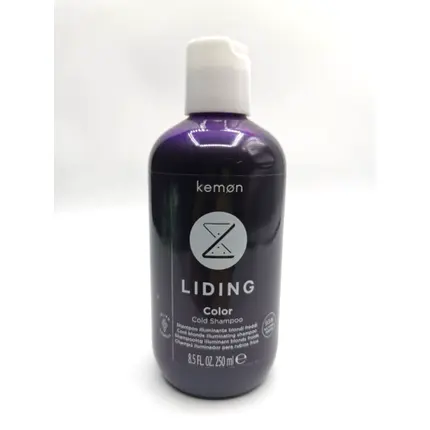 Kemon Liding Color Shampoo Шампунь против желтизны для холодных блондинок, 250 мл
Kemon Liding Color Shampoo Шампунь против желтизны для холодных блондинок, 250 мл