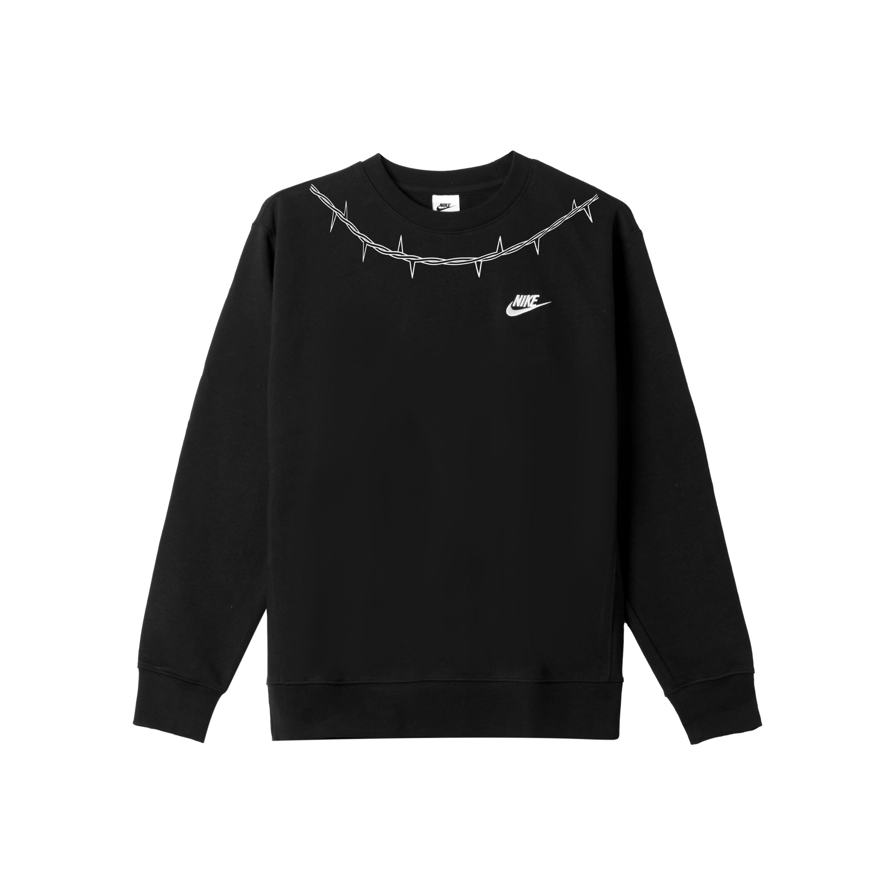 Nike Свитшот мужской черный с круглым вырезом, умеренно свободный, обычный крой
Nike Свитшот мужской черный с круглым вырезом, умеренно свободный, обычный крой