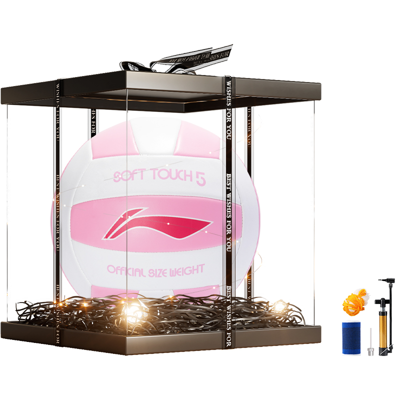 Мяч волейбольный LiNing PVC размер 5 унисекс розово-белый
Мяч волейбольный LiNing PVC размер 5 унисекс розово-белый