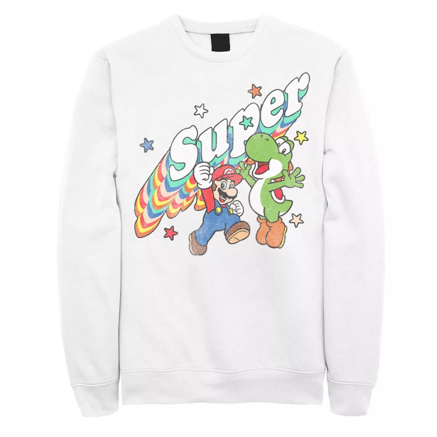 Мужская флисовая футболка Nintendo Super Mario Yoshi Mario Rainbow 3D со звездами Licensed Character
Мужская флисовая футболка Nintendo Super Mario Yoshi Mario Rainbow 3D со звездами Licensed Character
