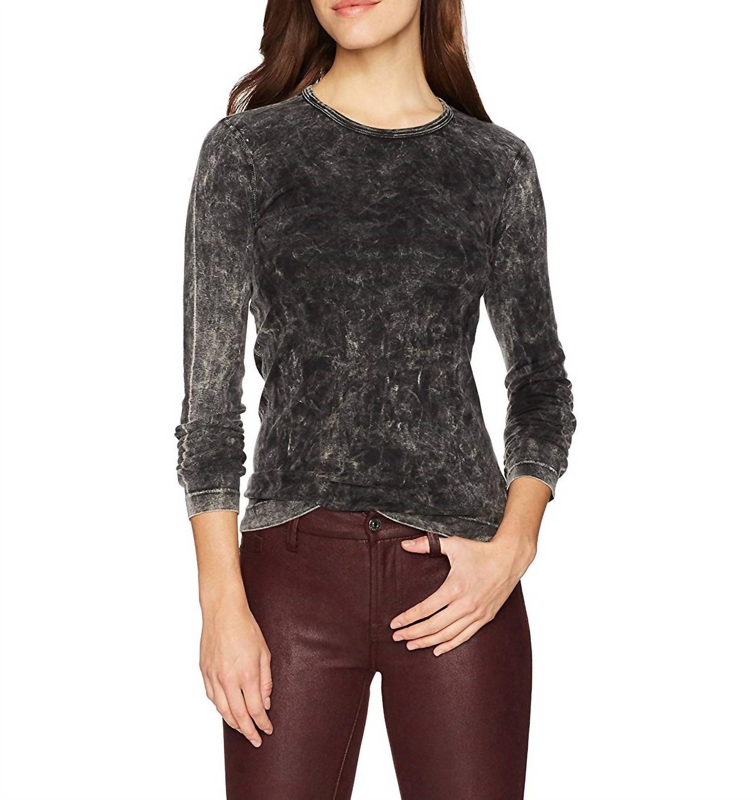 Рубашка Heritage Knit Rocker Crew Mid серо-черного цвета Three Dots
Рубашка Heritage Knit Rocker Crew Mid серо-черного цвета Three Dots