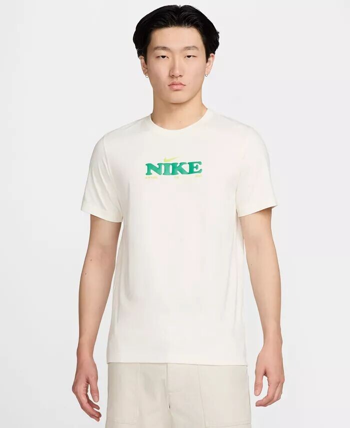 Мужская спортивная футболка с логотипом Nike, зеленый
Мужская спортивная футболка с логотипом Nike, зеленый