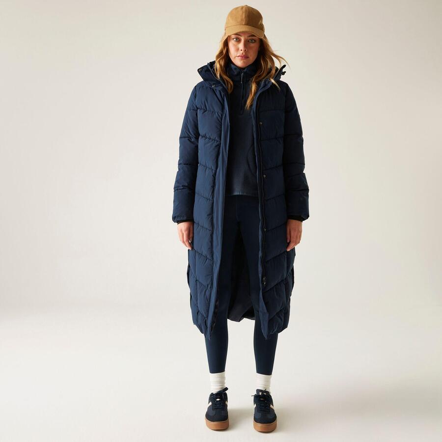 REGATTA Женская длинная утепленная стеганая куртка с капюшоном Eloria
REGATTA Женская длинная утепленная стеганая куртка с капюшоном Eloria