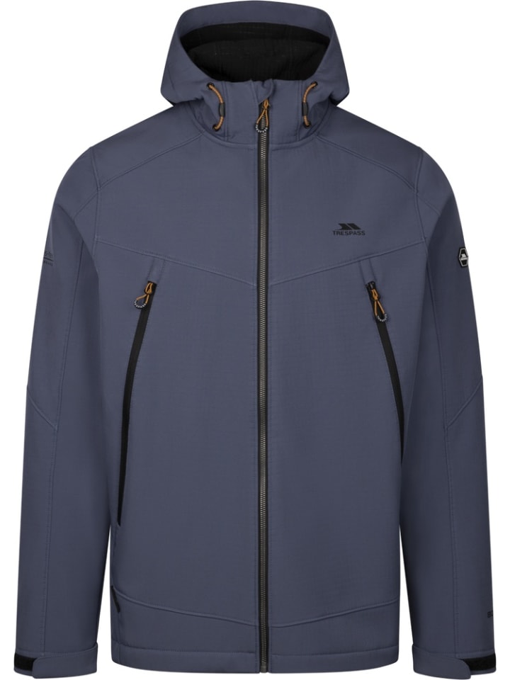 Куртка-дождевик Hubbard Softshell синего цвета Trespass
Куртка-дождевик Hubbard Softshell синего цвета Trespass