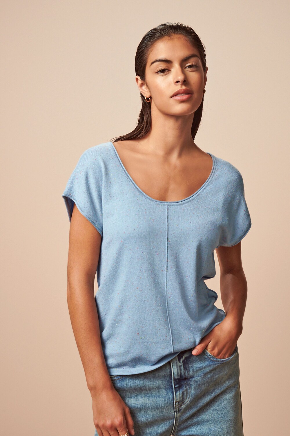 Футболка с коротким рукавом и круглым вырезом Next, синий
Футболка с коротким рукавом и круглым вырезом Next, синий