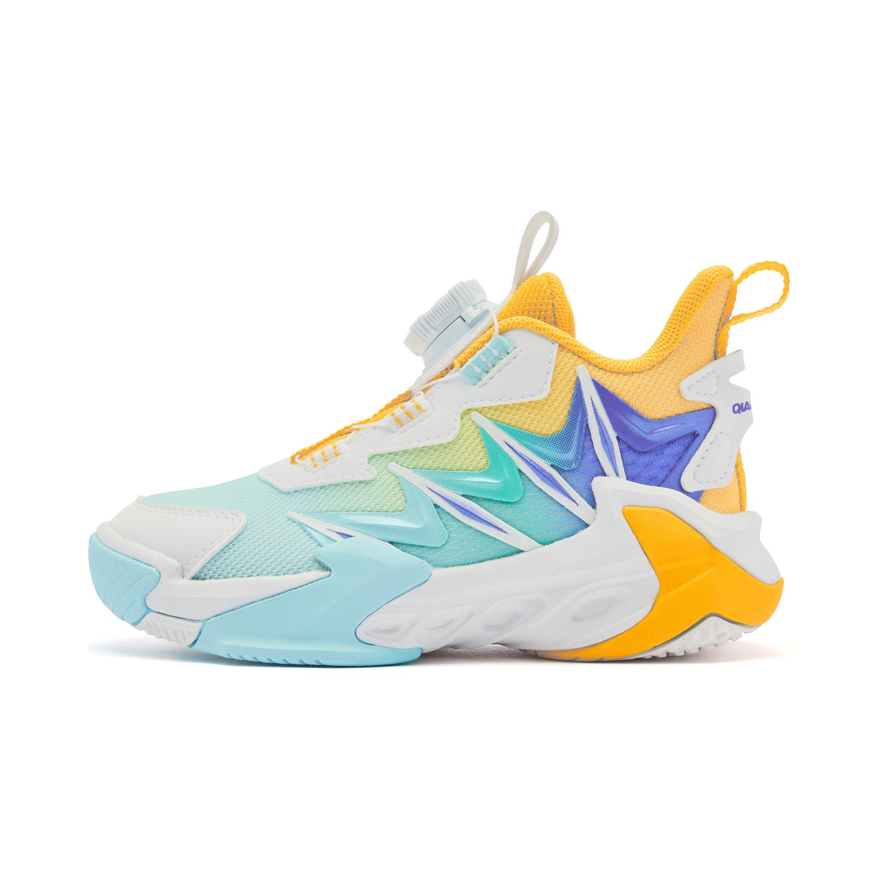 QIAODAN Противоскользящие износостойкие детские баскетбольные кроссовки среднего размера, оранжево-синие, для детей от 3 до 7 лет
QIAODAN Противоскользящие износостойкие детские баскетбольные кроссовки среднего размера, оранжево-синие, для детей от 3 до 7 лет