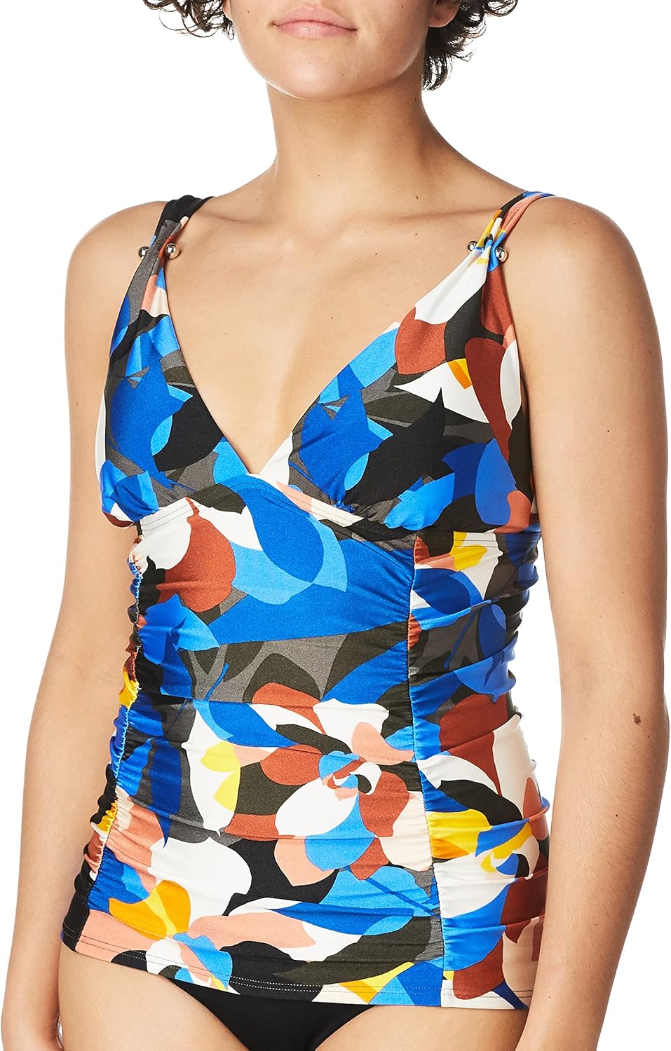 Топ-танкини Calvin Klein Women's с треугольными чашечками и утягивающим эффектом, Nectar Multi
Топ-танкини Calvin Klein Women's с треугольными чашечками и утягивающим эффектом, Nectar Multi