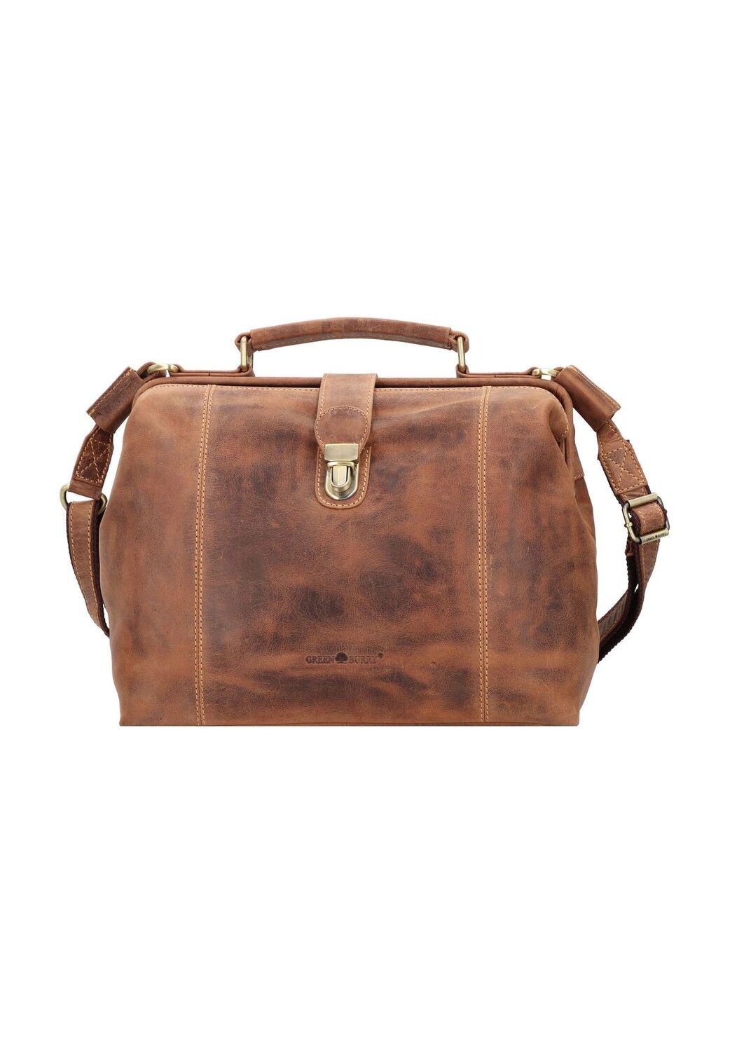 Винтажная кожаная сумочка 32 см Green Burry, коричневый
Винтажная кожаная сумочка 32 см Green Burry, коричневый