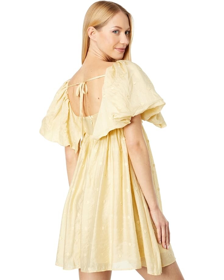 Платье MOON RIVER Flutter Sleeve Mini Dress, желтый
Платье MOON RIVER Flutter Sleeve Mini Dress, желтый