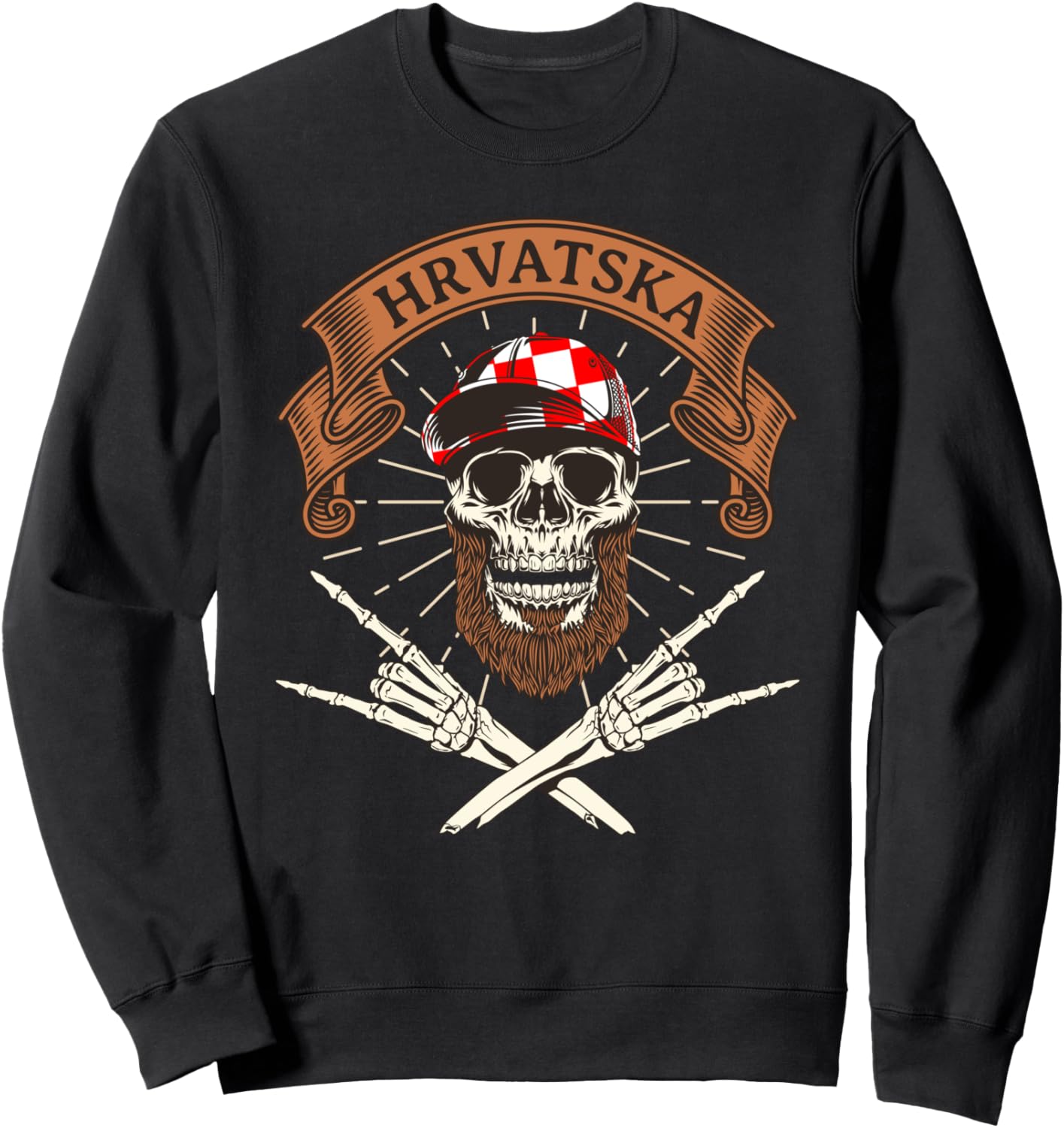 Толстовка Hrvatska Skull с хорватским флагом Zagreb Croatian Gifts, черный
Толстовка Hrvatska Skull с хорватским флагом Zagreb Croatian Gifts, черный