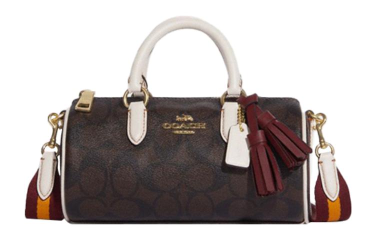 Сумка-бостон Lacey из искусственной кожи, женская сумка через плечо, коричневая и бежевая COACH
Сумка-бостон Lacey из искусственной кожи, женская сумка через плечо, коричневая и бежевая COACH