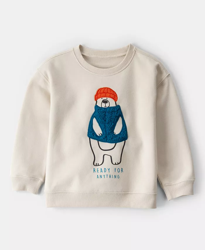 Мальчиковый свитшот DayDream Bear на возраст 2T-5T с резинкой Carter'S, загар/бежевый
Мальчиковый свитшот DayDream Bear на возраст 2T-5T с резинкой Carter'S, загар/бежевый