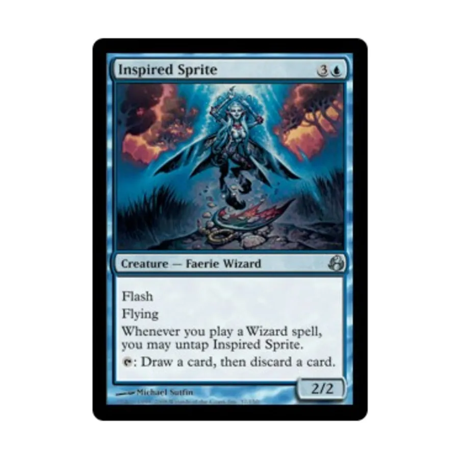 CCG Вдохновленный спрайт (U), MTG - Morningtide
CCG Вдохновленный спрайт (U), MTG - Morningtide