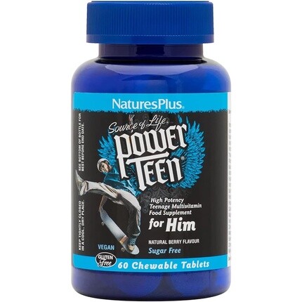 NaturesPlus Power Teen для него, вкусные жевательные мультивитамины и минералы на растительной основе, 60 таблеток Nature's Plus
NaturesPlus Power Teen для него, вкусные жевательные мультивитамины и минералы на растительной основе, 60 таблеток Nature's Plus