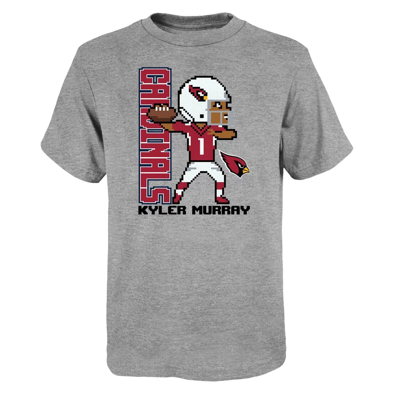 Молодежная футболка Kyler Murray Heathered Grey Arizona Cardinals Pixel Player 2.0 Outerstuff
Молодежная футболка Kyler Murray Heathered Grey Arizona Cardinals Pixel Player 2.0 Outerstuff