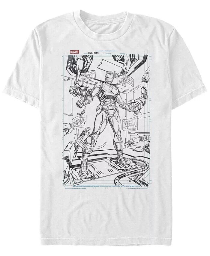 Футболка мужская Ironman Sketch с коротким рукавом и круглым вырезом Fifth Sun, белый
Футболка мужская Ironman Sketch с коротким рукавом и круглым вырезом Fifth Sun, белый
