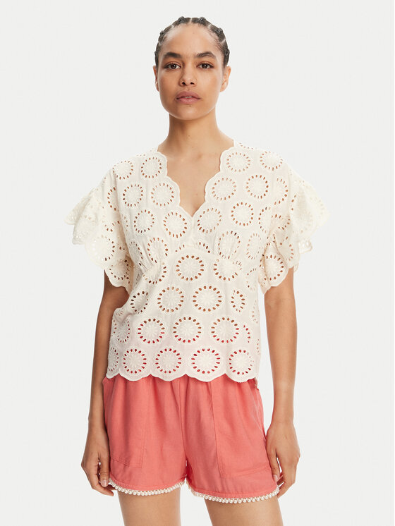 Блузка свободного кроя 251TT2364 Twinset, экрю
Блузка свободного кроя 251TT2364 Twinset, экрю