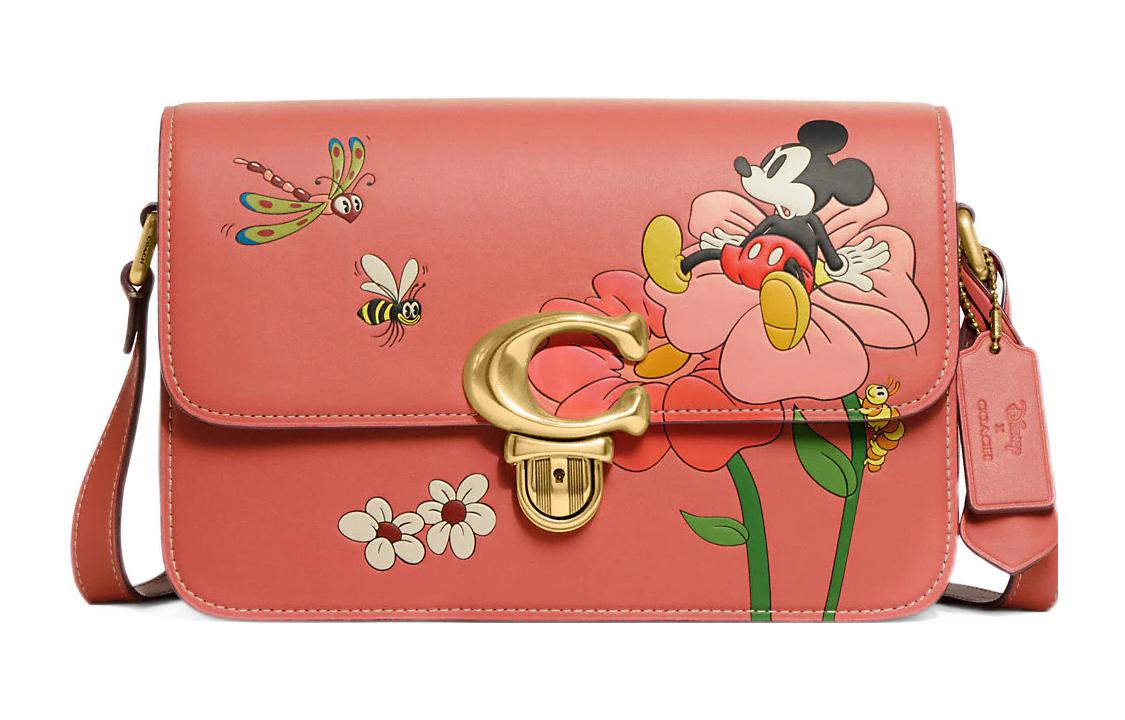 Дисней Коллаборация Студия Кожаная Сумка Через Плечо на Одно Плечо Застёжка Средний Размер Женская Кораллово-Красный COACH
Дисней Коллаборация Студия Кожаная Сумка Через Плечо на Одно Плечо Застёжка Средний Размер Женская Кораллово-Красный COACH